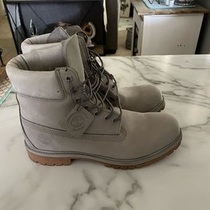 Mens Timberland grey waterproof boots
